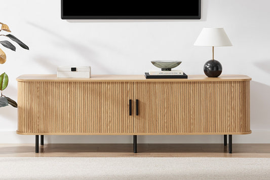 Shangri-La 2-Door Byron Entertainment Unit (Natural)