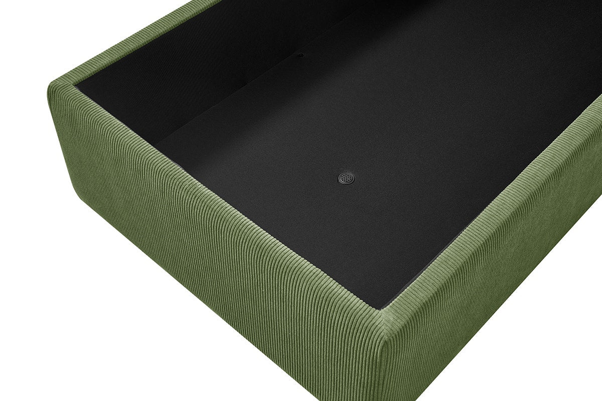 Shangri-La Carter 4 Seater Queen Sofa Bed with Reversible Chaise (Green)