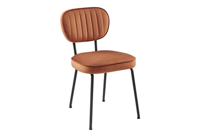 Shangri-La Set of 2 Clair Dining Chairs (Copper)