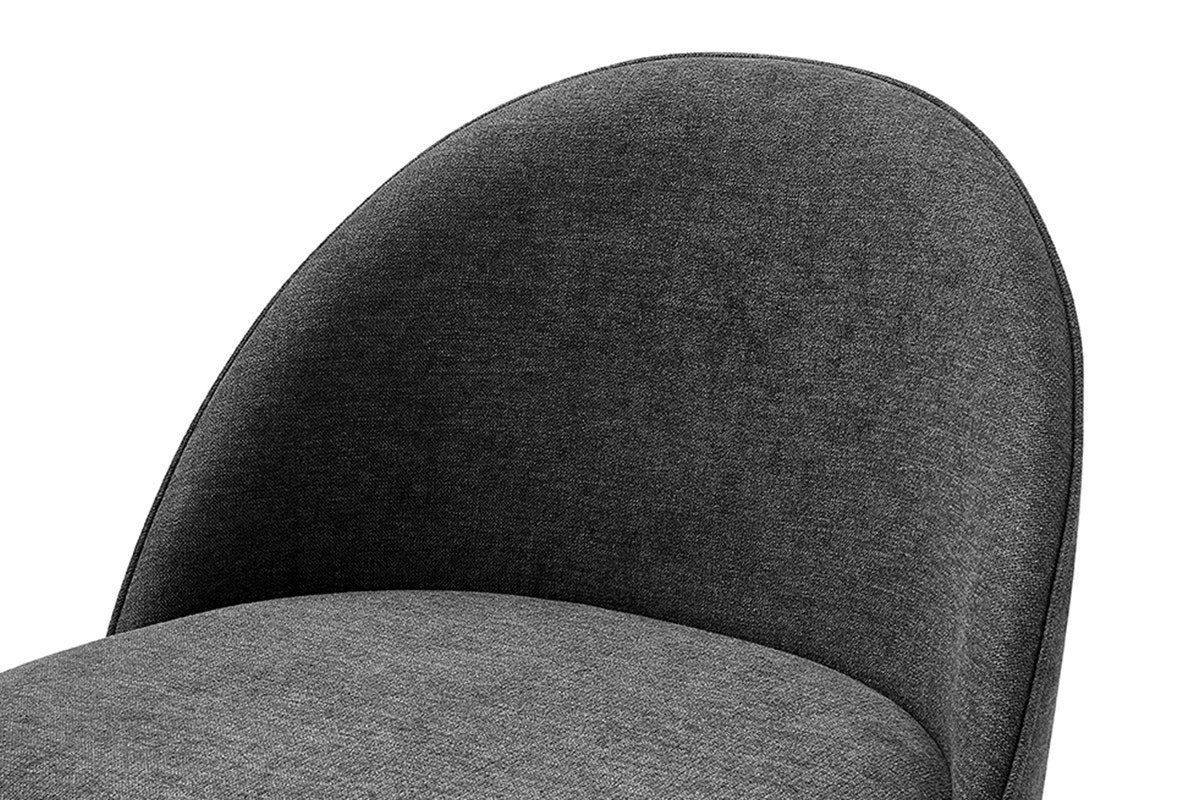Set of 2 Shangri-La Charley Curved Back Bar Stools (Black/Black)