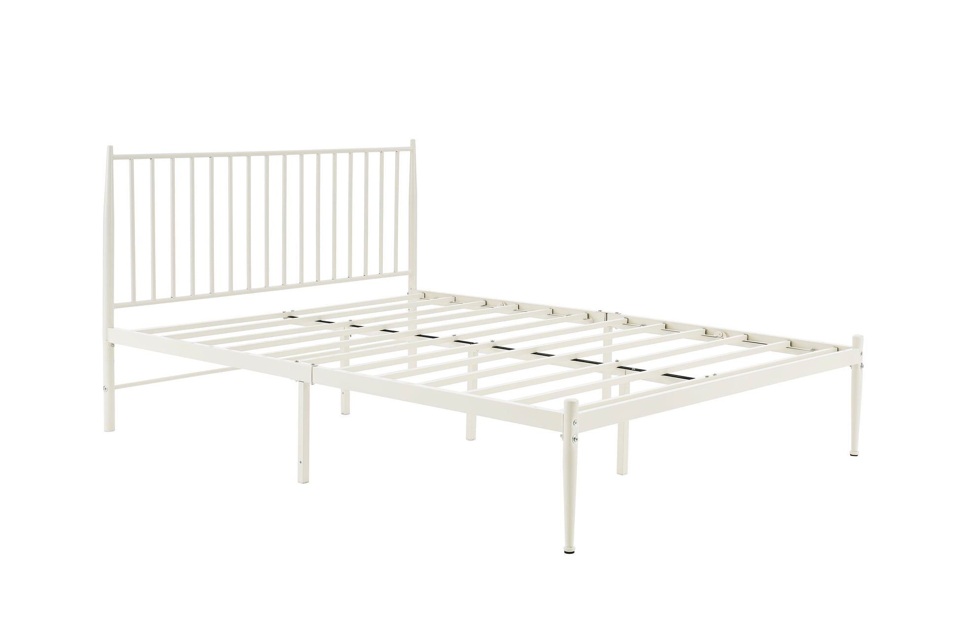 Shangri-La Dallas Bed Frame (White, Double)