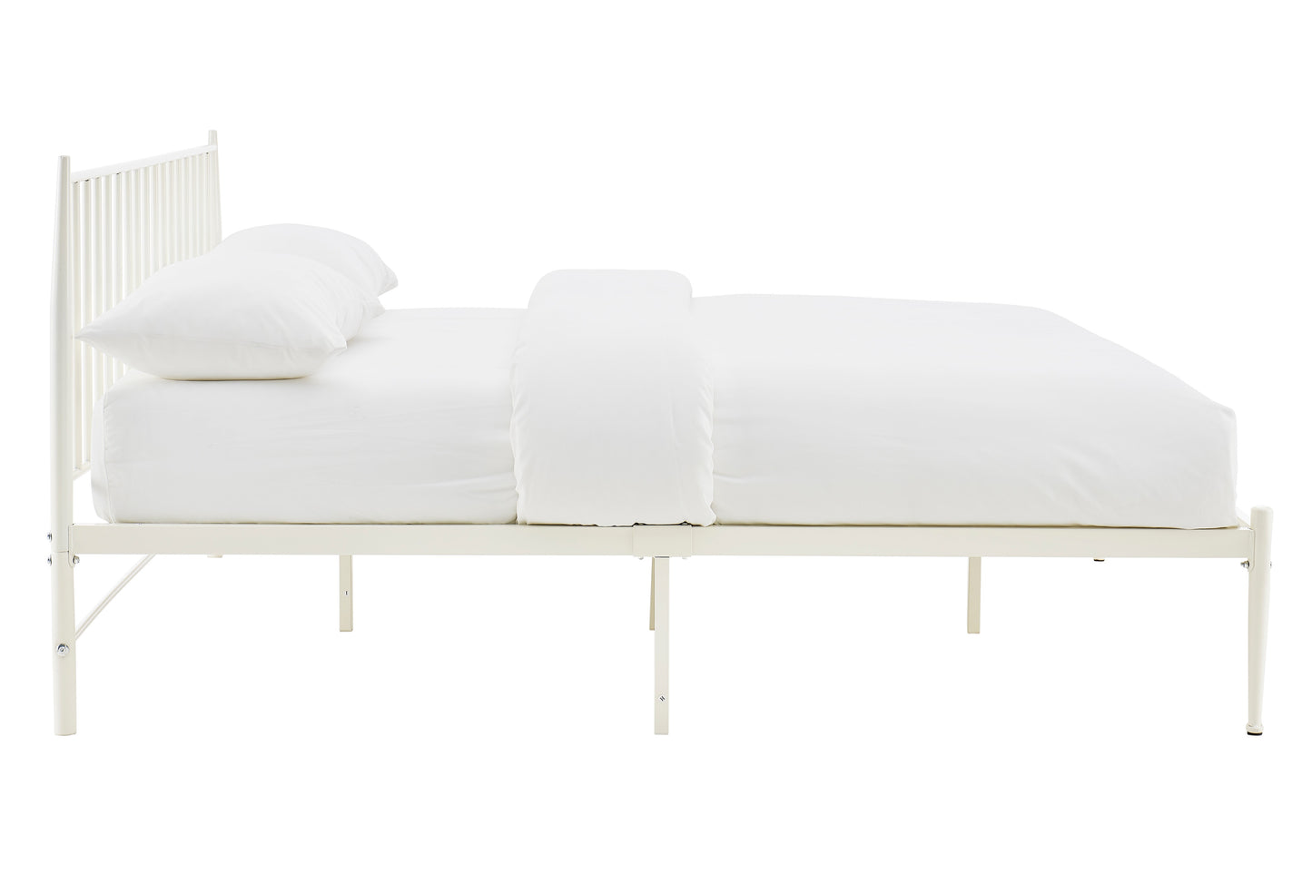 Shangri-La Dallas Bed Frame (White, Queen)