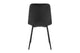 Set of 4 Shangri-La Dover Dining Chairs (Charcoal, PU Leather)