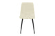 Shangri-La Set of 4 Dover Dining Chairs (Cream, Velvet)