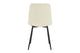 Shangri-La Set of 4 Dover Dining Chairs (Cream, Velvet)