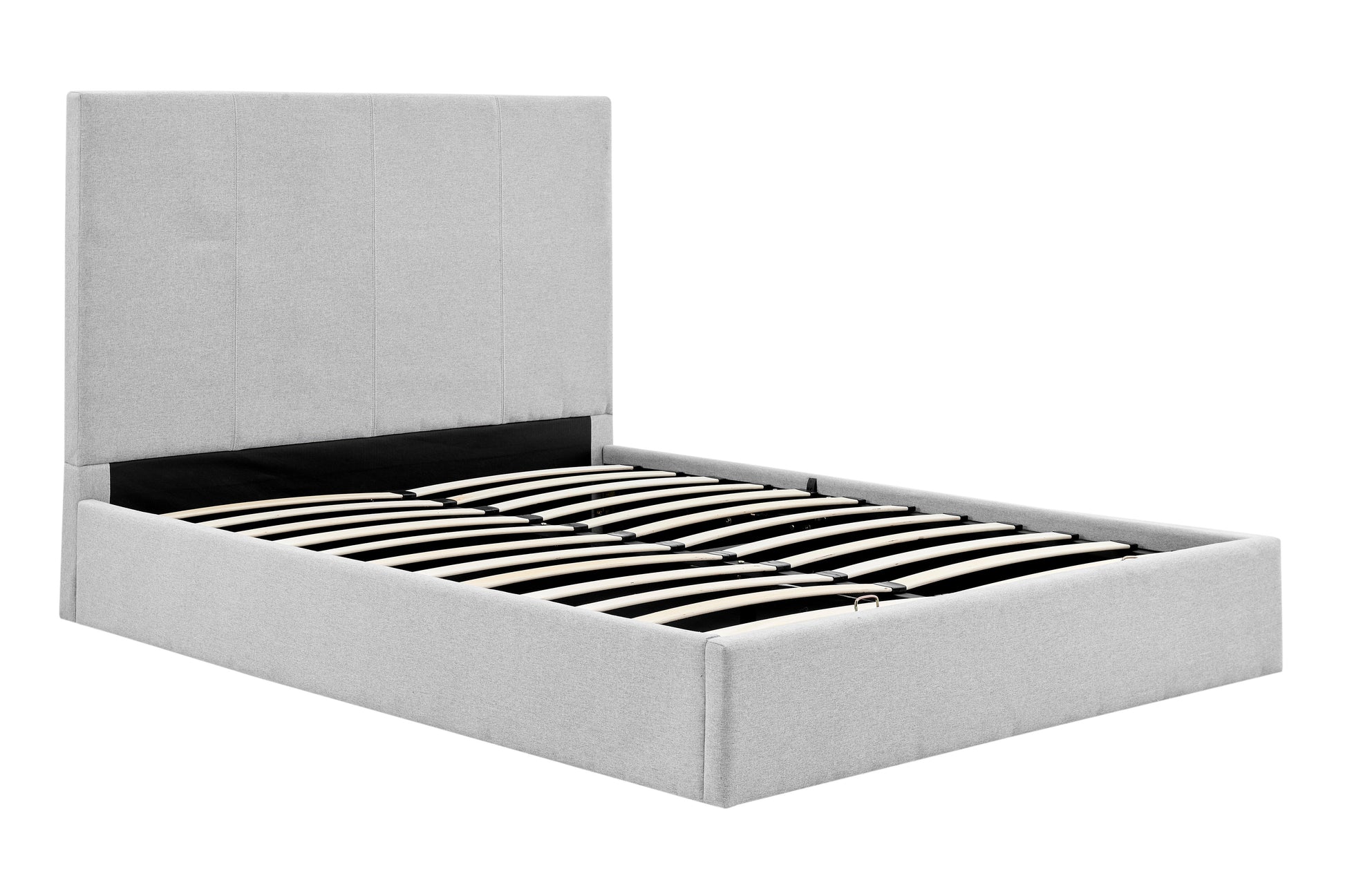 Shangri-La Antalya Gas Lift Bed Frame (Light Grey, Queen)
