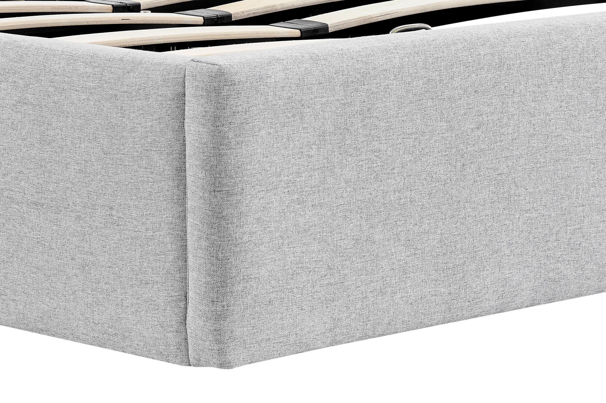 Shangri-La Antalya Gas Lift Bed Frame (Light Grey, Queen)