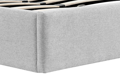 Shangri-La Antalya Gas Lift Bed Frame (Light Grey, Queen)