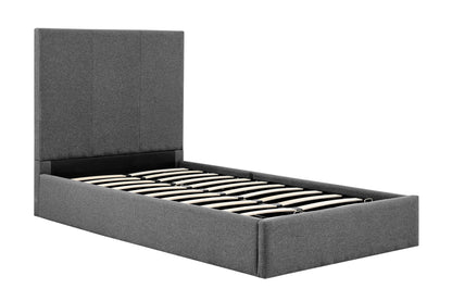 Shangri-La Antalya Gas Lift Bed Frame - (King Single Charcoal)