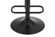 Shangri-La Set of 2 Jackson Height Adjustable Stools (Black/Tan PU)