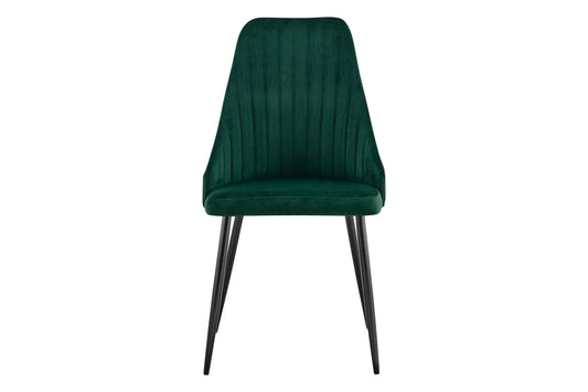 Shangri-La Set of 2 Lucca Dining Chairs (Forest Green)