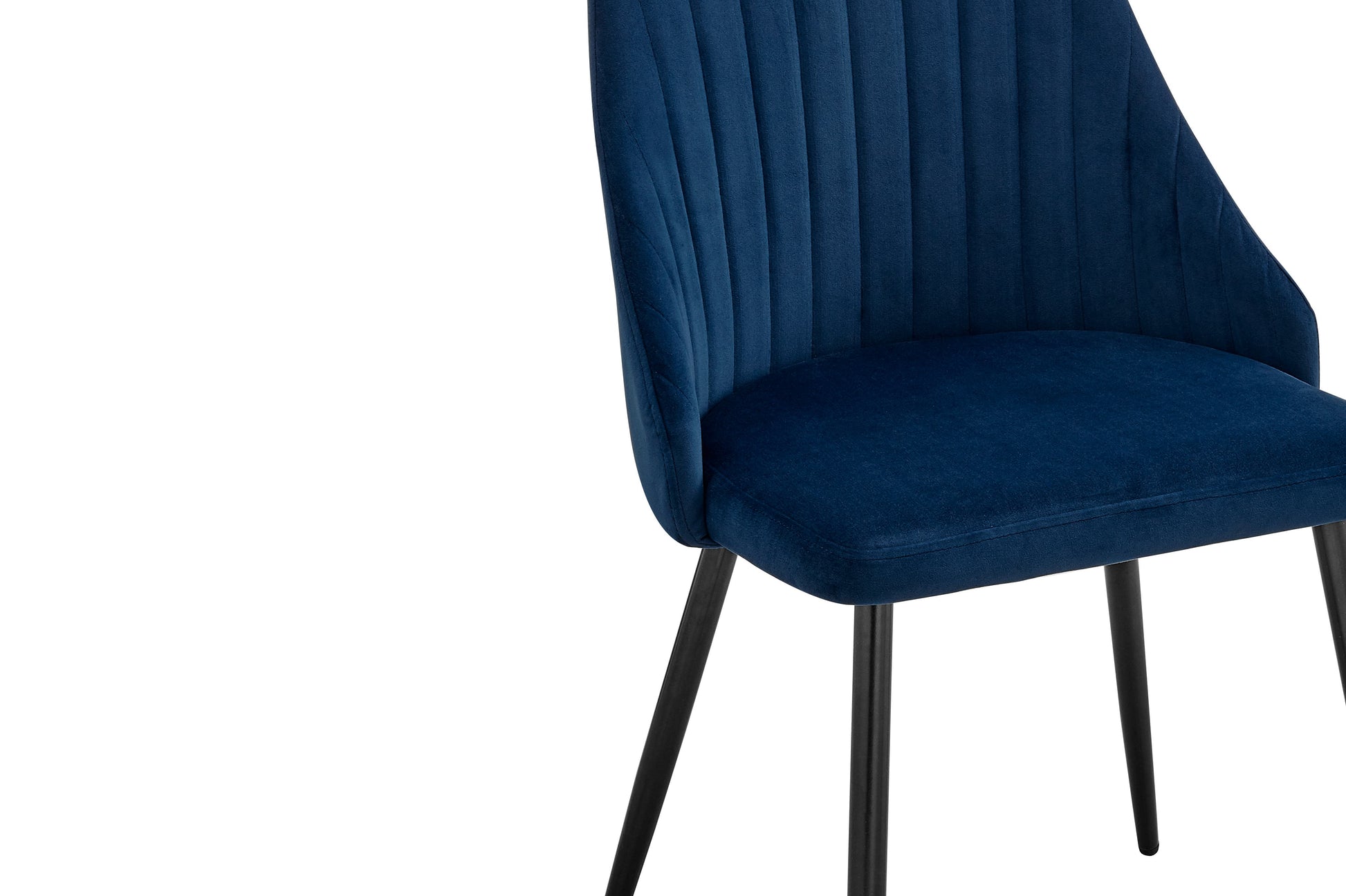 Shangri-La Set of 2 Lucca Dining Chairs (Navy)