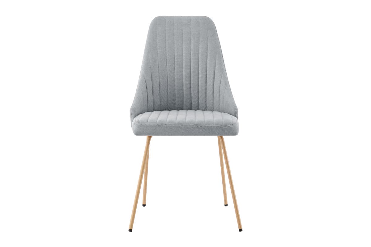 Shangri-La Set of 2 Lucca Dining Chairs (Grey)