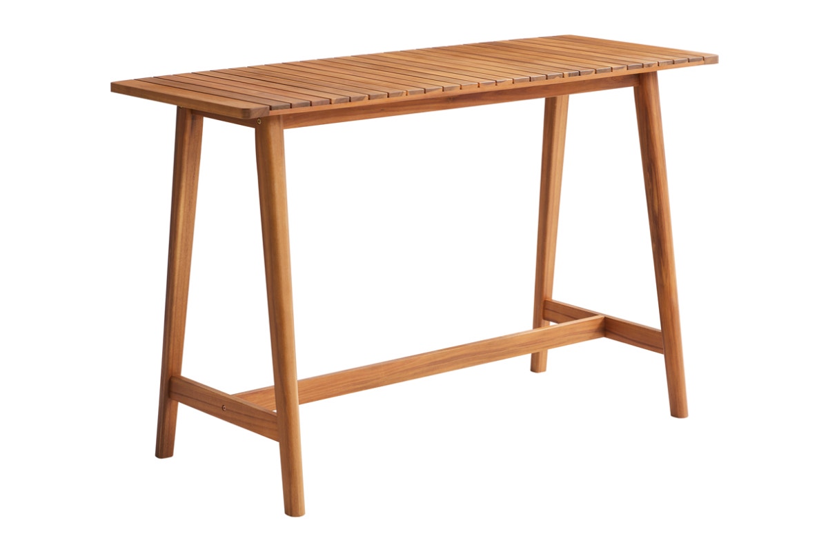 Shangri-La 4-Seater Lorne Acacia Wood Outdoor Bar Table