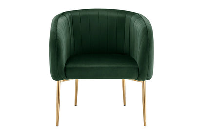 Shangri-La Mimi Premium Velvet Armchair (Olive Green)