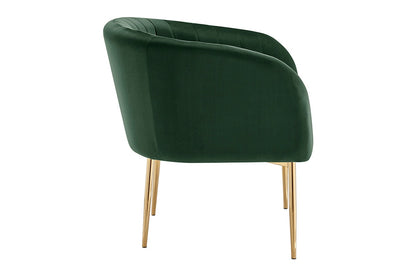Shangri-La Mimi Premium Velvet Armchair (Olive Green)