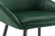 Set of 2 Shangri-La Monaco Velvet Bar Stools (Olive Green/Black)