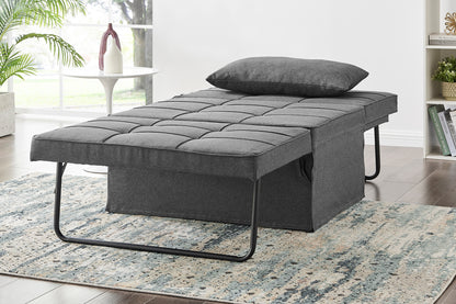 Shangri-La Ontario Ottoman Sofa Bed - Charcoal