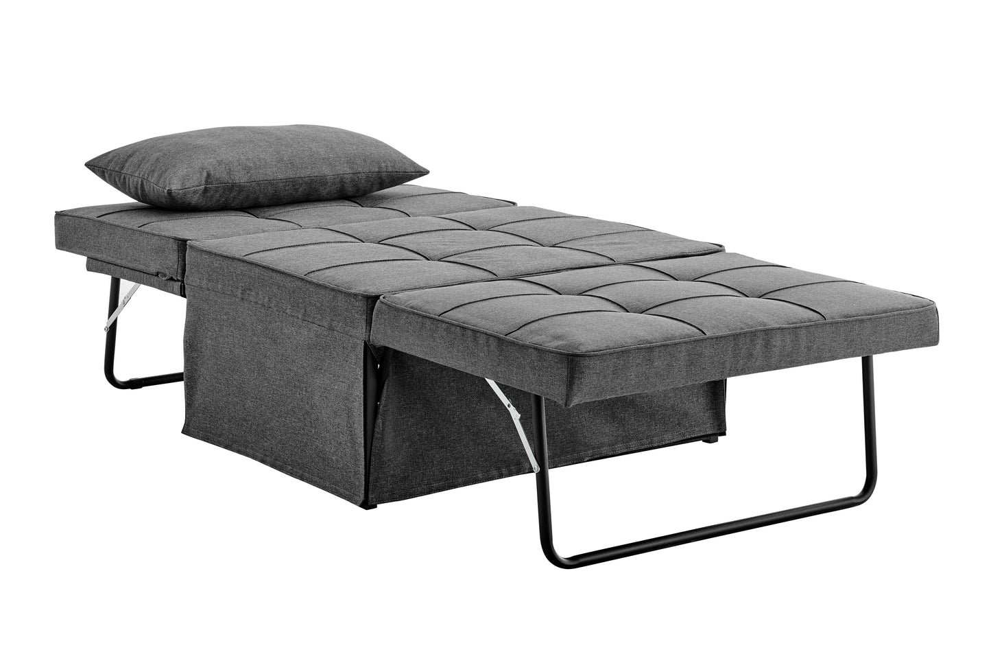 Shangri-La Ontario Ottoman Sofa Bed - Charcoal