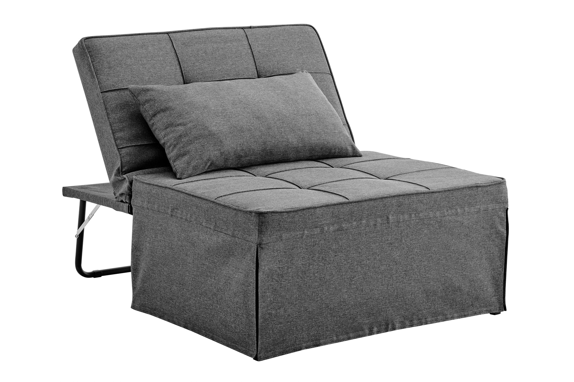 Shangri-La Ontario Ottoman Sofa Bed - Charcoal