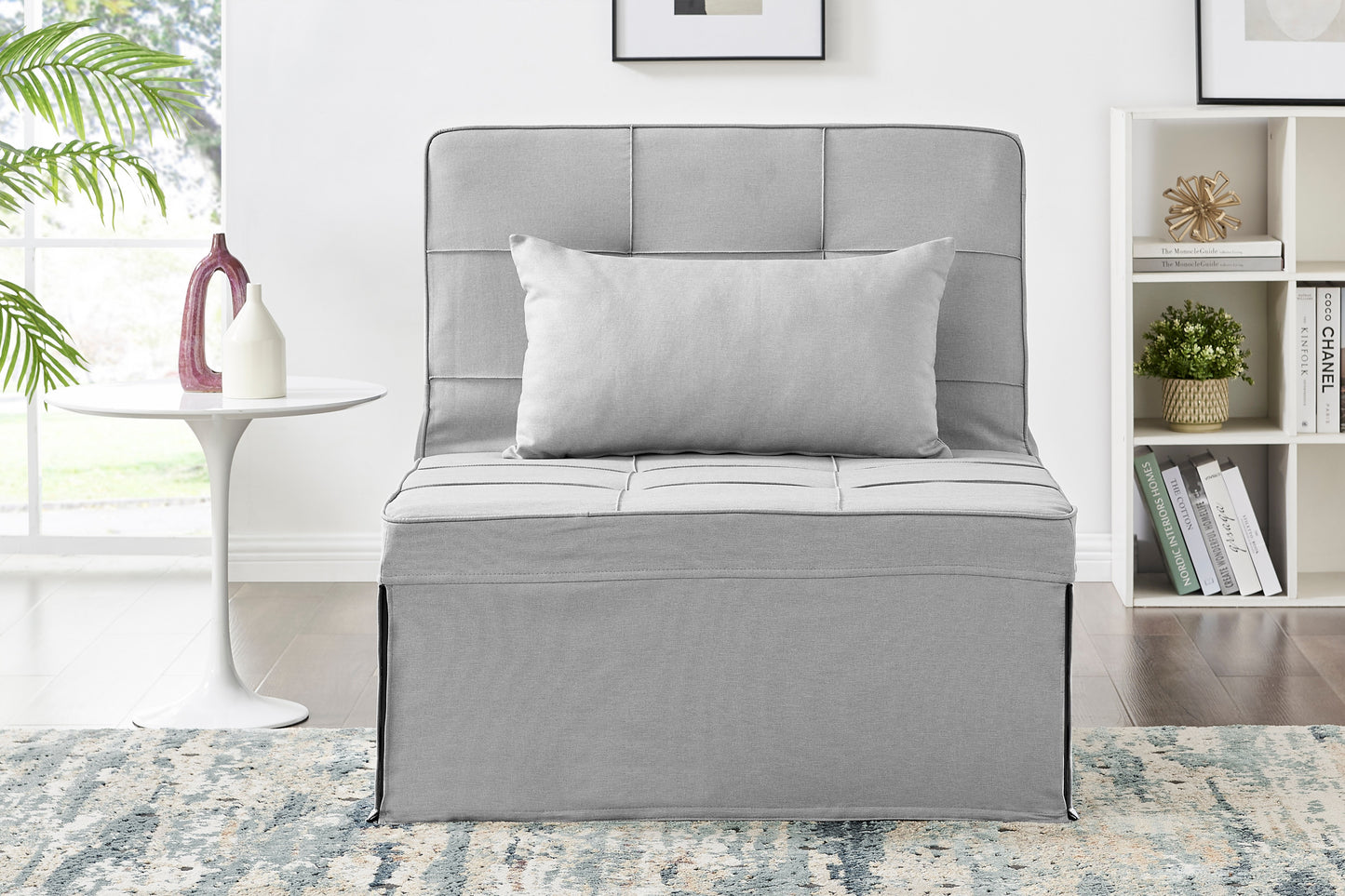 Shangri-La Ontario Ottoman Sofa Bed - Grey