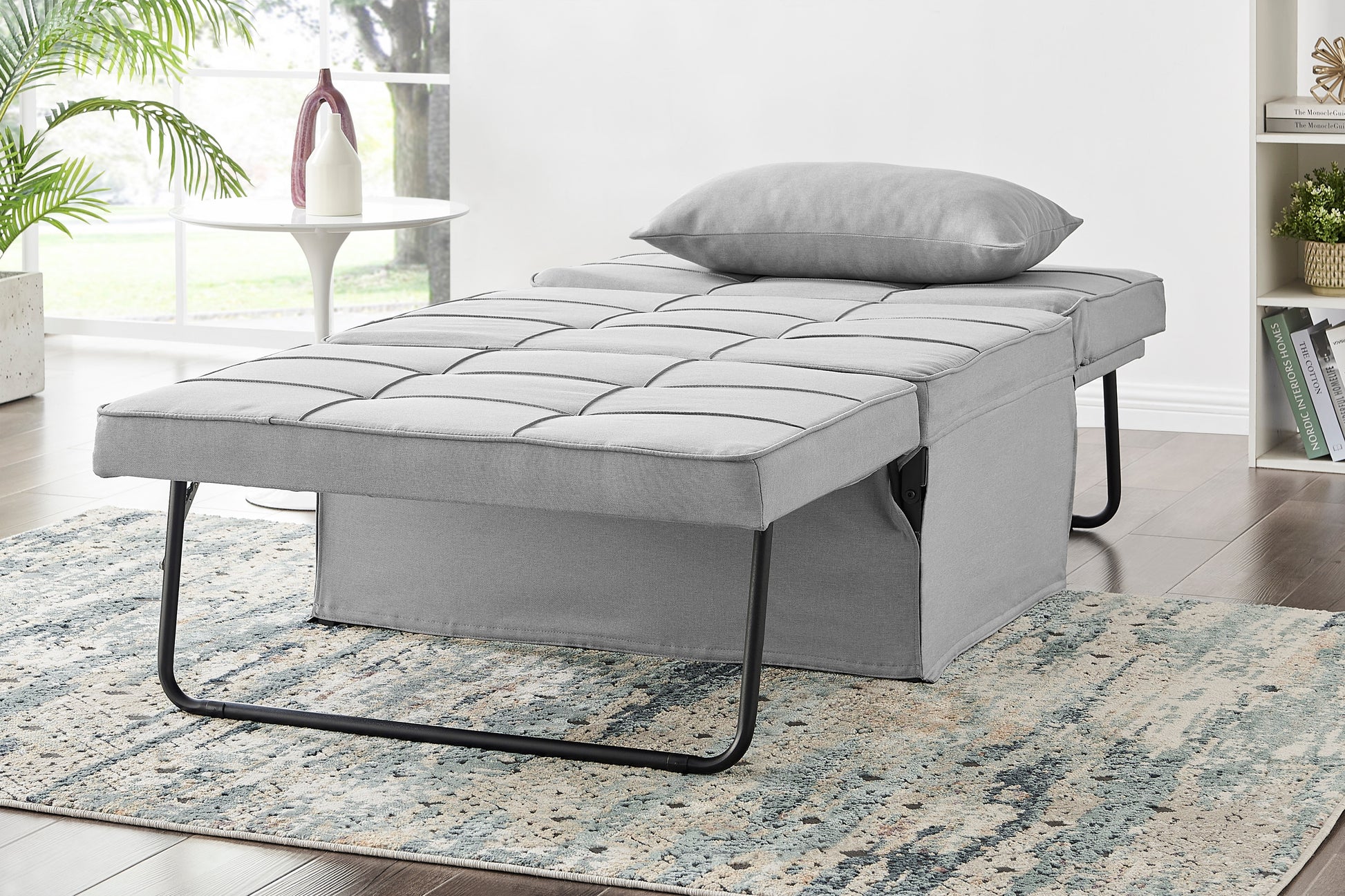 Shangri-La Ontario Ottoman Sofa Bed - Grey