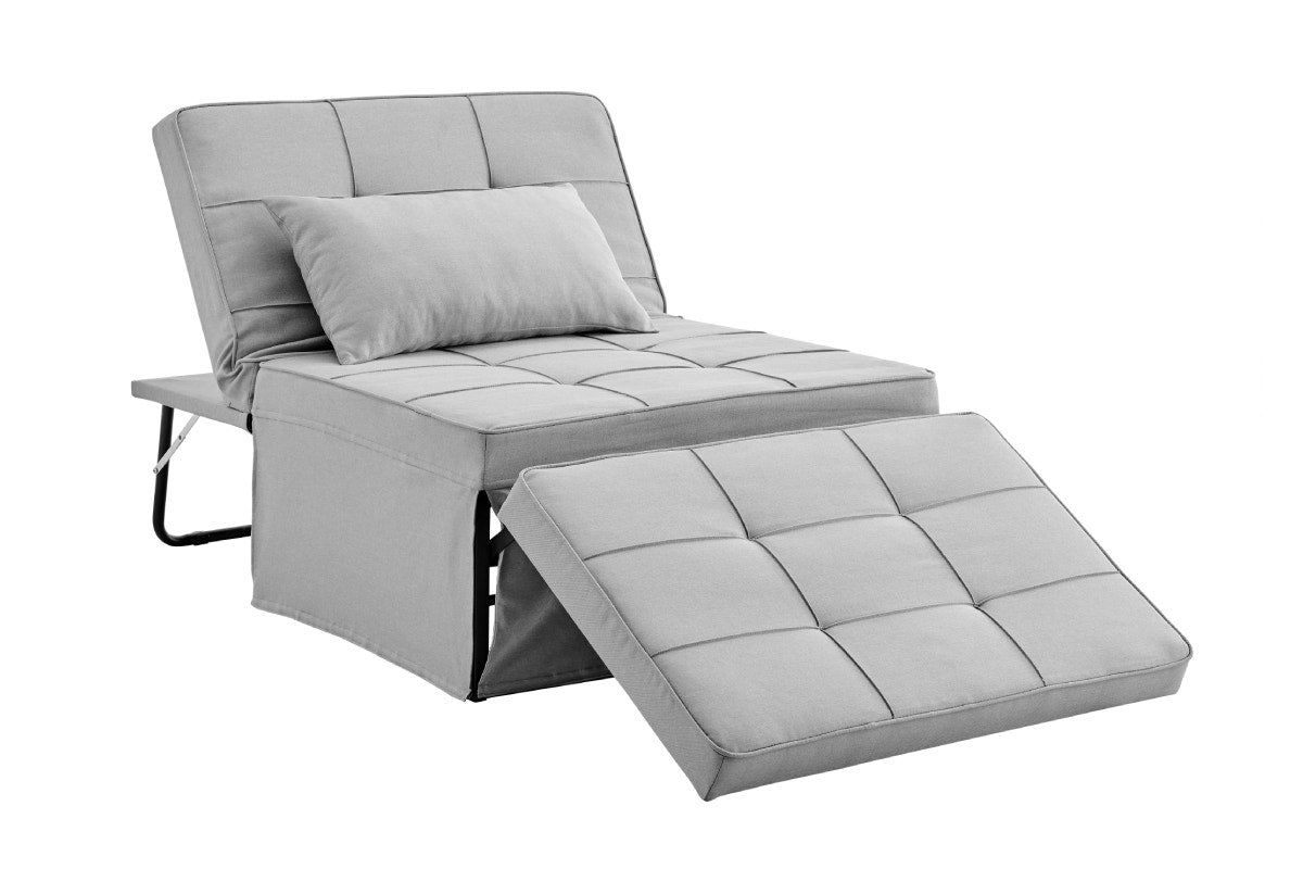 Shangri-La Ontario Ottoman Sofa Bed - Grey