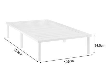 Shangri-La Orlando Wood Bed  - White