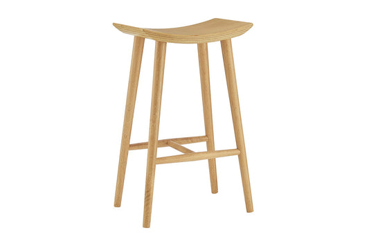 Shangri-La Oslo Solid Oak Counter Stool