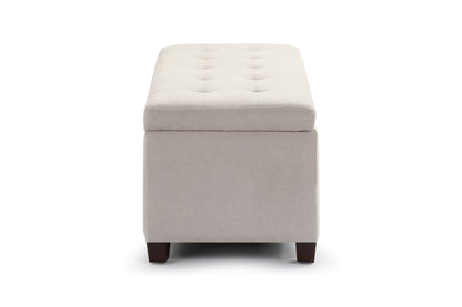 Shangri-La Storage Ottoman (Beige)
