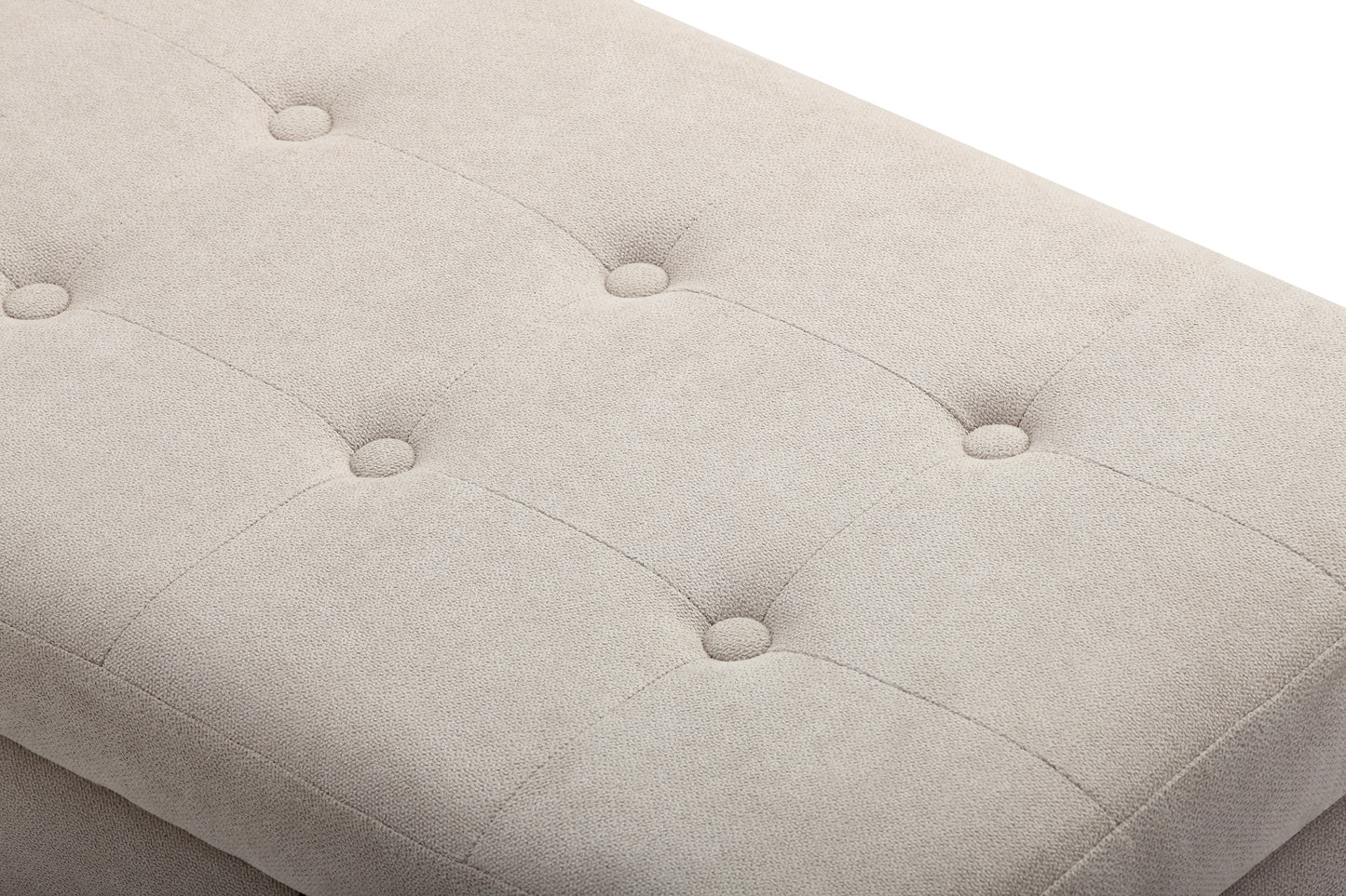 Shangri-La Storage Ottoman (Beige)