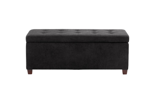 Shangri-La Storage Ottoman (Black)