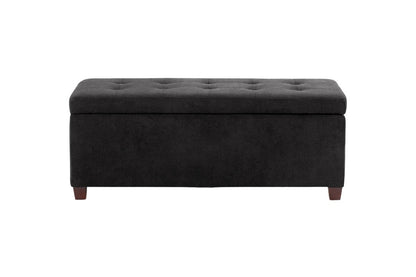 Shangri-La Storage Ottoman (Black)
