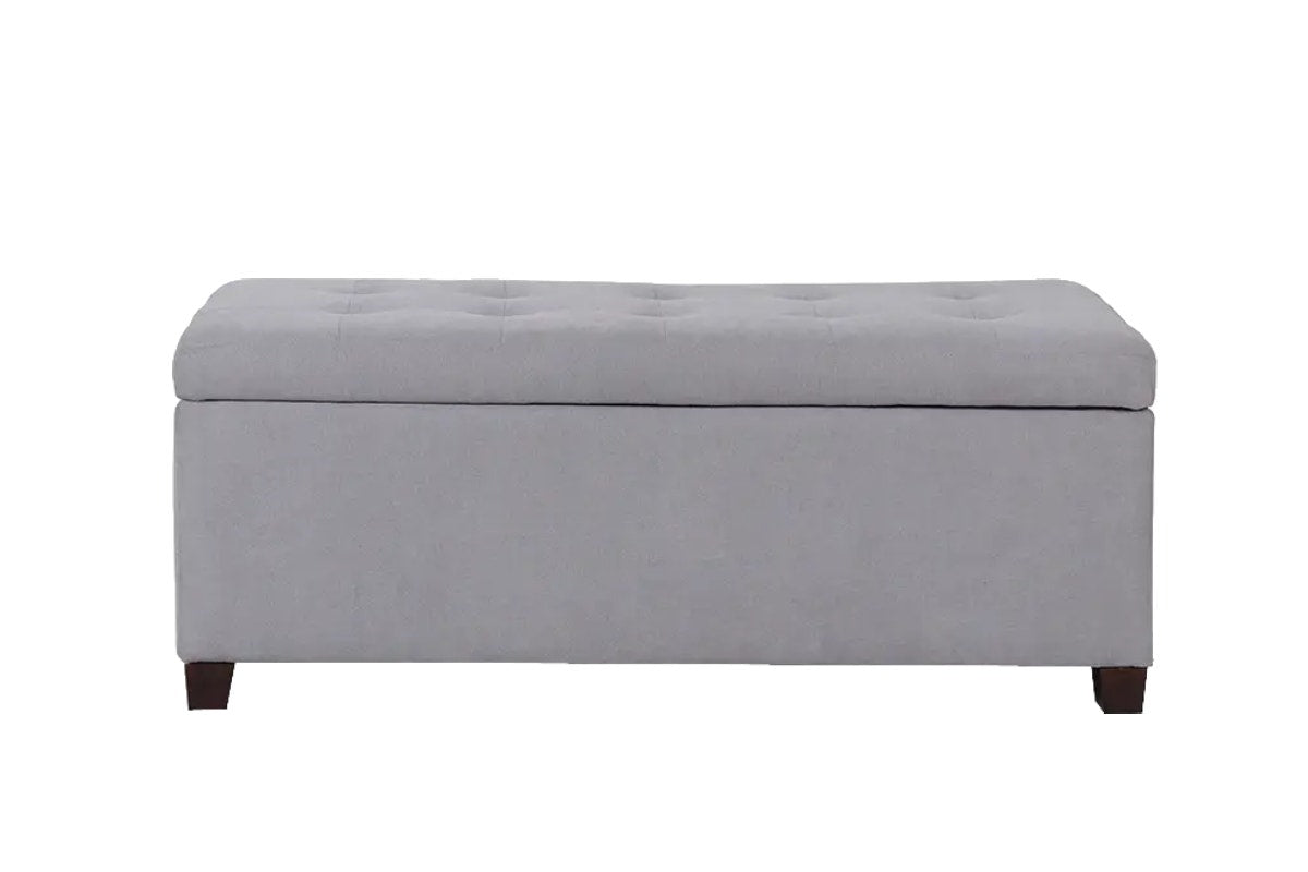 Shangri-La Storage Ottoman (Ash Grey)