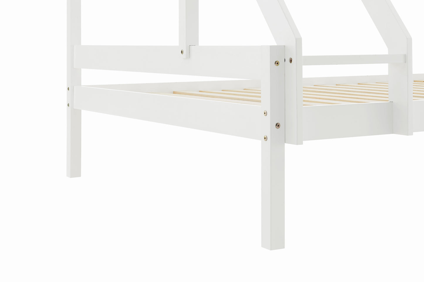 Shangri-La Pasadena Single Over Double Bunk Bed (White)