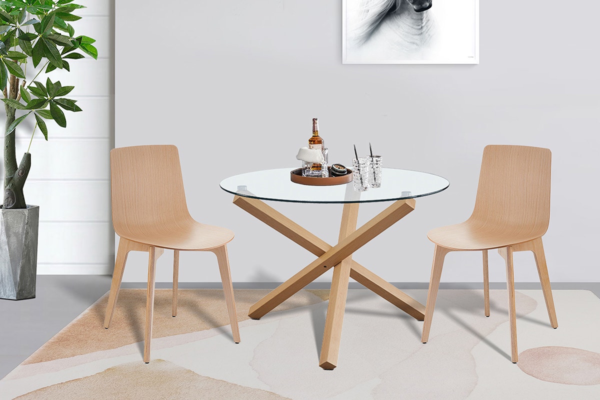 Shangri-La Santiago Dining Table (Oak)