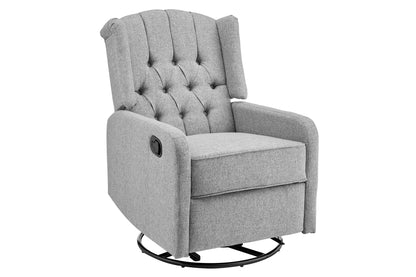 Shangri-La Seattle Swivel Recliner Chair (Light Grey)