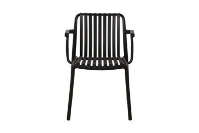 Set of 2 Shangri-La San Lucas Dining Armchairs - Black