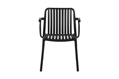 Set of 2 Shangri-La San Lucas Dining Armchairs (Black)