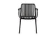 Set of 2 Shangri-La San Lucas Dining Armchairs (Black)