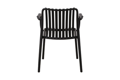 Set of 2 Shangri-La San Lucas Dining Armchairs (Black)