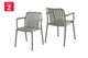 Set of 2 Shangri-La San Lucas Dining Armchairs (Green)