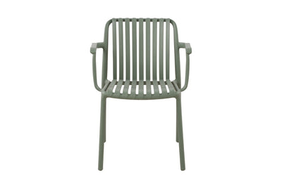 Set of 2 Shangri-La San Lucas Dining Armchairs - Green