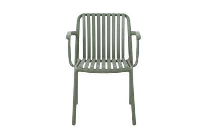 Set of 2 Shangri-La San Lucas Dining Armchairs (Green)