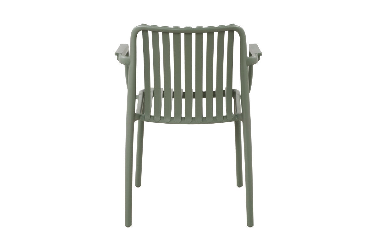 Set of 2 Shangri-La San Lucas Dining Armchairs (Green)