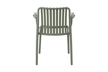 Set of 2 Shangri-La San Lucas Dining Armchairs (Green)
