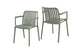 Set of 2 Shangri-La San Lucas Dining Armchairs (Green)