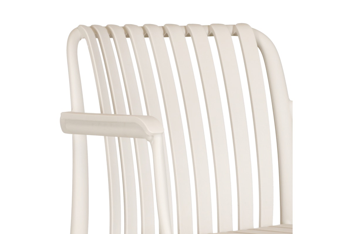 Set of 2 Shangri-La San Lucas Dining Armchairs (Off White)