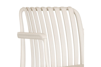 Set of 2 Shangri-La San Lucas Dining Armchairs (Off White)