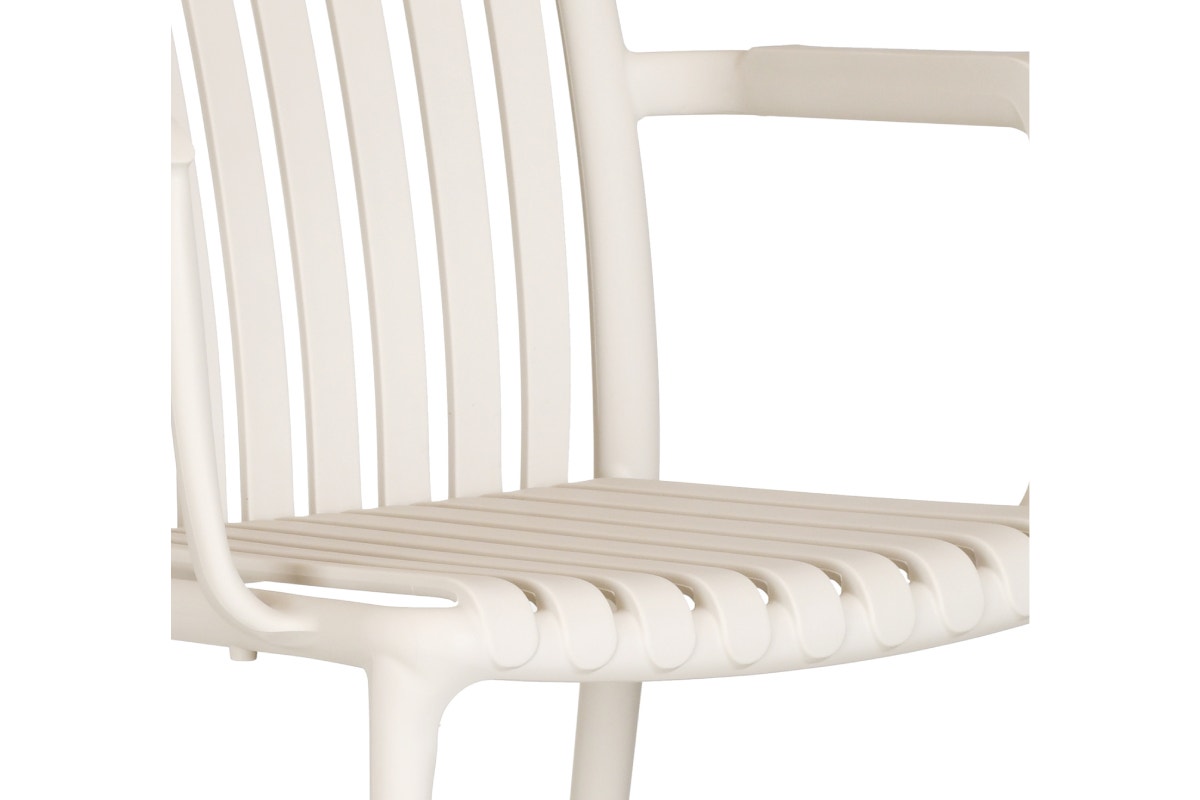 Set of 2 Shangri-La San Lucas Dining Armchairs (Off White)